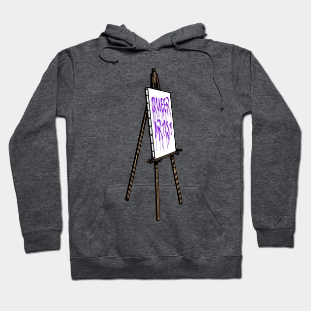 Q & A Hoodie by stickmanifesto